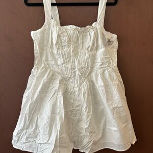 White corset mini Dress size XL